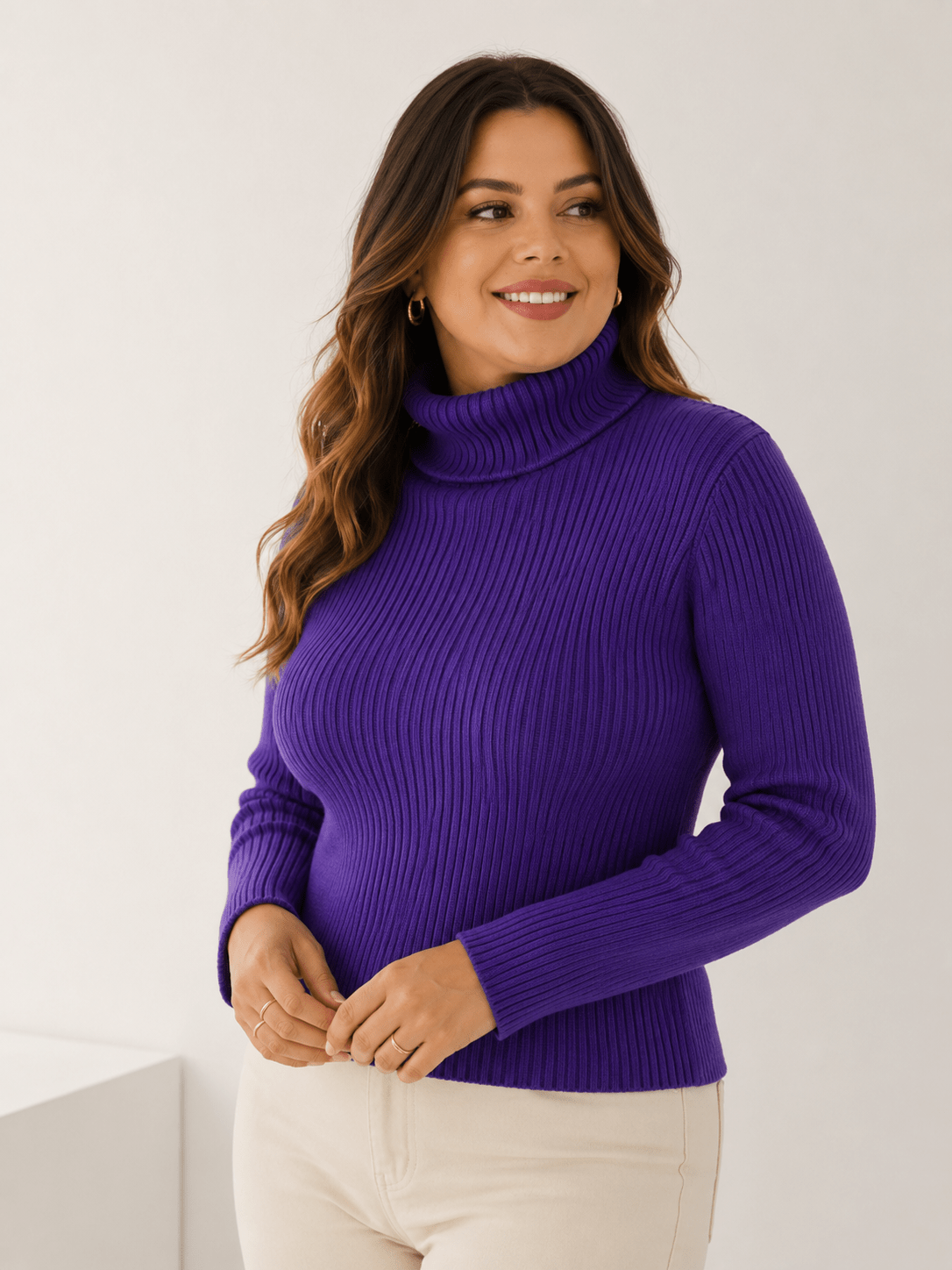 Cacharrel lã -roxo púrpura