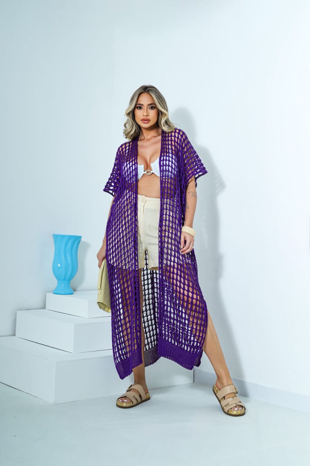 Max kimono -roxo púrpura 