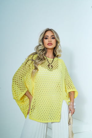 Blusa Casulo- amarelo
