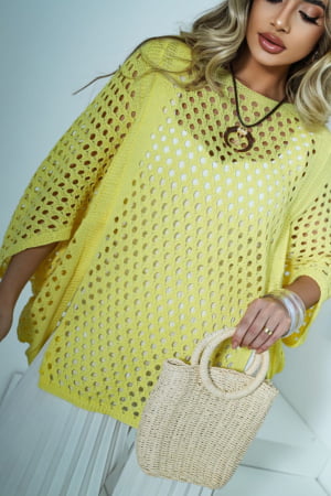 Blusa Casulo- amarelo