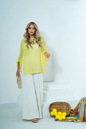 Blusa Casulo- amarelo