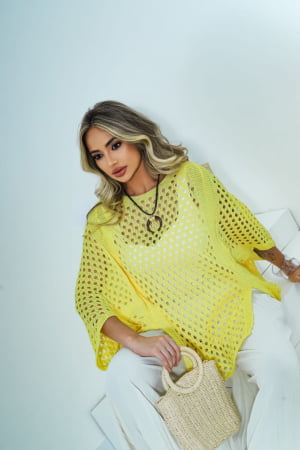 Blusa Casulo- amarelo