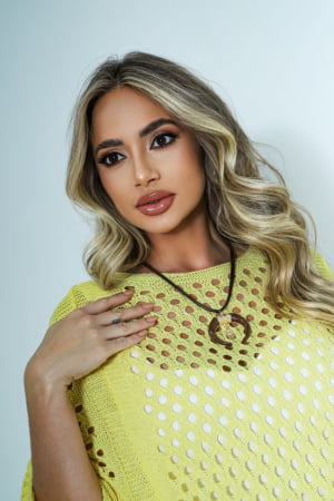 Blusa Casulo- amarelo