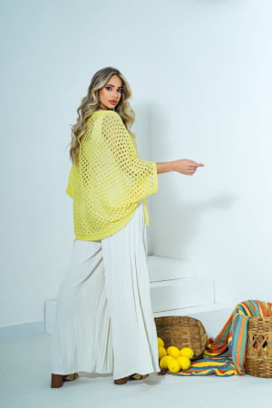 Blusa Casulo- amarelo