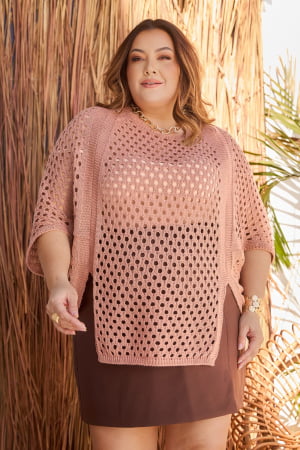 Blusa Casulo- Nude