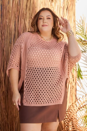 Blusa Casulo- Nude