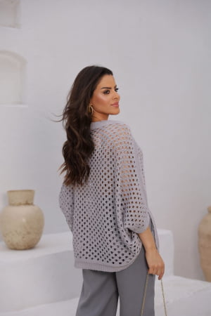 Blusa Casulo- prata