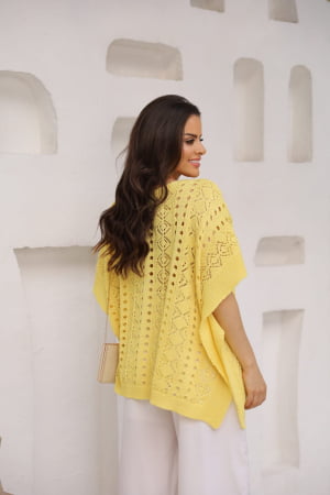 Blusa rendada- amarela