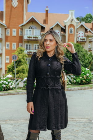 Casaco Noite Iluminada -PRETO