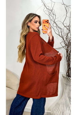 Casaco bolso -bronze