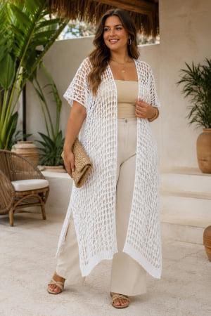 Max kimono -branco