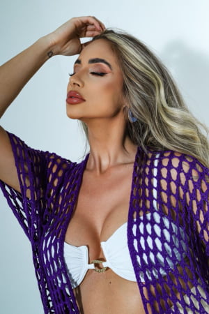 Max kimono -roxo púrpura 