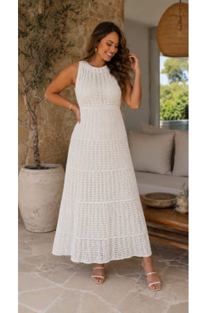 Vestido Petúnia - branco 