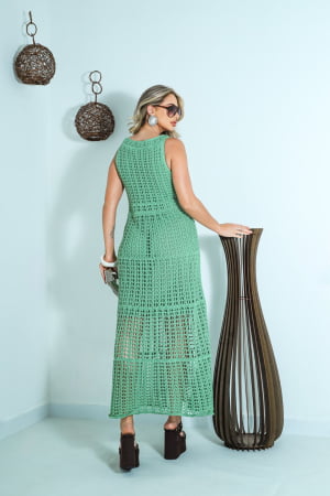 Vestido Petúnia - verde laura