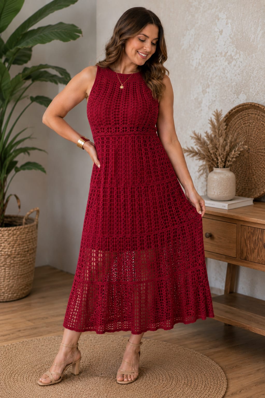 Vestido Petúnia - vermelho